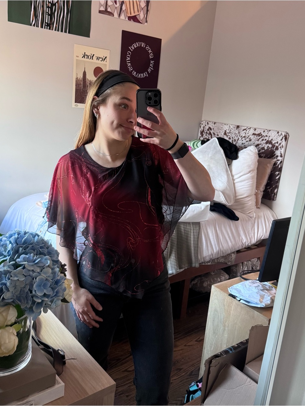 Vintage Poncho Blouse